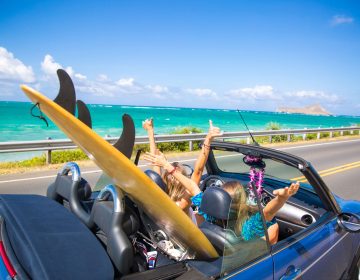 Road,Trip,Travel,-,Girls,Driving,Car,In,Freedom.,Happy